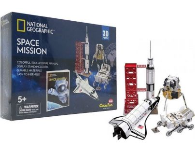 HM Studio National Geographic Puzzle 3D Vesmírna misia 80 dielikov
