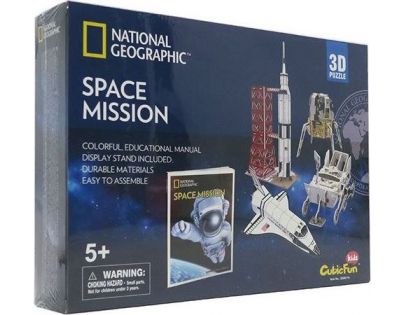 HM Studio National Geographic Puzzle 3D Vesmírna misia 80 dielikov