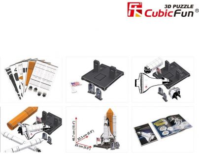 HM Studio 3D puzzle Vesmírny prieskum NG 65 dílků