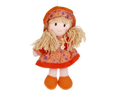 Hm Studio Bábika handrová 20 cm Oranžová