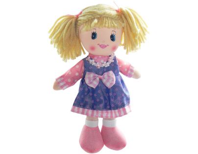 Hm Studio Bábika handrová 30 cm modré šaty