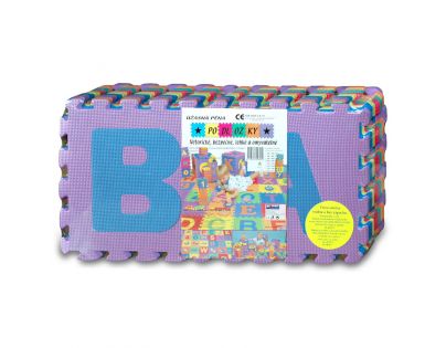 HM STUDIO 145070A - Pěnové puzzle 30 x 30 (26 písmen)