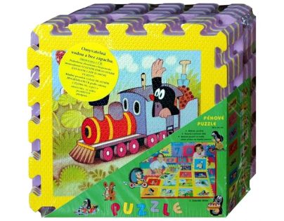 HM STUDIO 145070PK2 - Pěnové puzzle Krtek 30x30 8ks