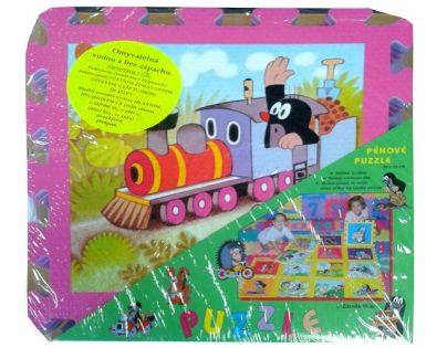 HM STUDIO 145070PK2 - Pěnové puzzle Krtek 30x30 8ks