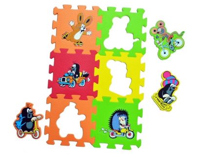 HM Studio Puzzle penové Krtko 6 dielikov