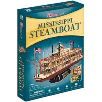 HM Studio 3D puzzle Mississippi Steamboat 142 dielikov 3