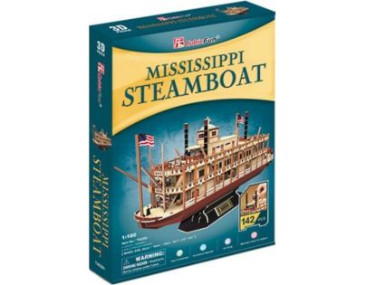 HM Studio 3D puzzle Mississippi Steamboat 142 dielikov