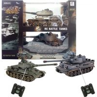 HM Studio RC Tank T34 vs. Tiger 1:28