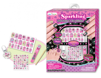 Hm Studio Sada na nehty samolepky s doplňky