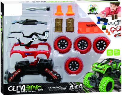 Hm Studio Stavebnica Auto 4WD 15 dielikov 1:32 - Poškodený obal