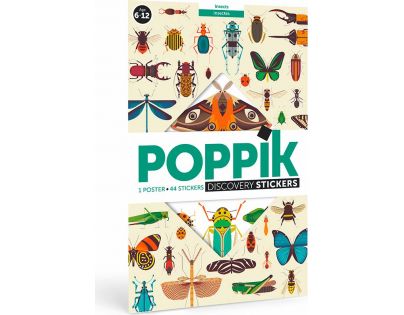 Poppik Samolepkový plagát vzdelávací Hmyz