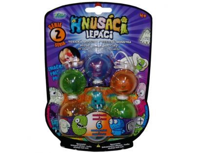 Hnusáci lepáci serie 2 Toxická monstra 6 ks