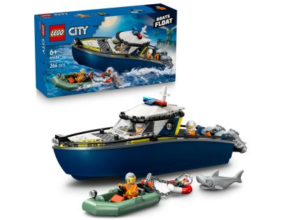 LEGO® City 60456 Naháňačka na policajnej lodi
