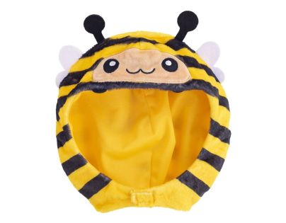 Hoody Kin Academy plyšový medvedík Bobo s kapucňou včielky, 29 cm