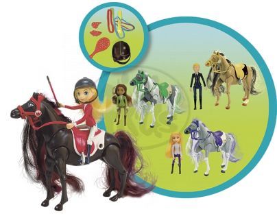 Alltoys 12058 - Horseland - kůň s doplňky
