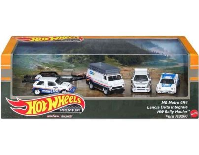 Hot Wheels 3 ks Prémiový angličák s tímovým ťahačom dodávka