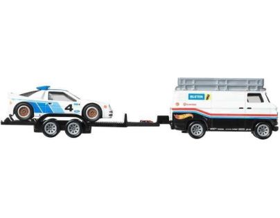 Hot Wheels 3 ks Prémiový angličák s tímovým ťahačom dodávka
