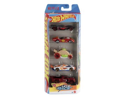 Hot Wheels 5ks tematický angličák závodný