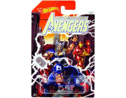 Hot Wheels Avengers Tématické auto Pony-Up