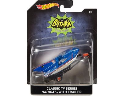 Hot Wheels Batman Prémiové auto Batboat 1:50
