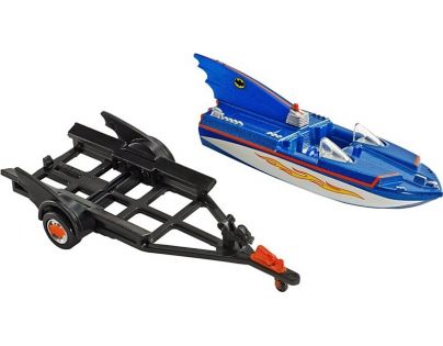 Hot Wheels Batman Prémiové auto Batboat 1:50