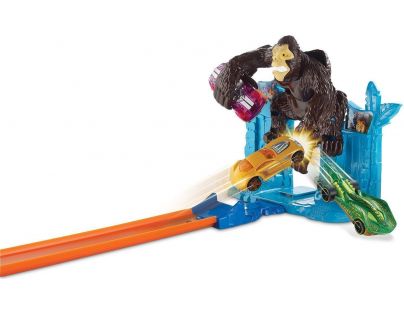 Hot Wheels BGH87 Dráha závodní překážky - Gorilla Getaway