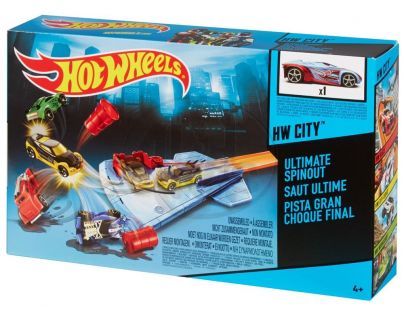Hot Wheels Dráha závodní překážky - Dokonalá vývrtka