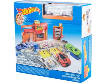 Hot Wheels BGH94 Set městem na kolech - Pizza Drive