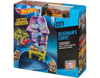 Hot Wheels Set městem na kolech - Zatáčka mrtvého muže