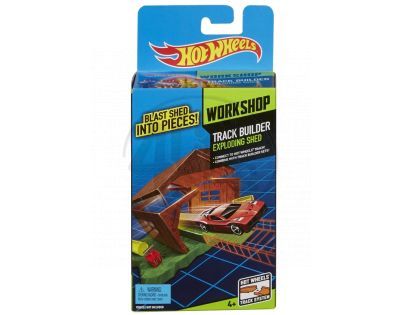 Hot Wheels Track Builder základní set - Explodující bouda