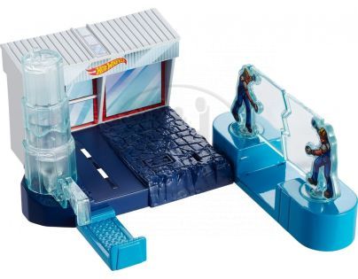 Hot Wheels Track Builder základní set - Náraz do sklenářství