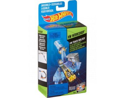 Hot Wheels Track Builder základní set - Náraz do sklenářství