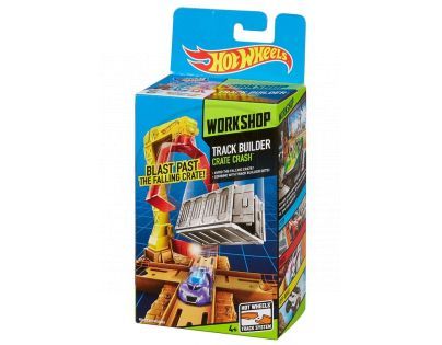 Hot Wheels Track Builder základní set - Pád kontejneru