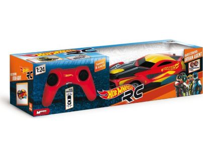 Hot Wheels červené Urban Agent RC 1:24