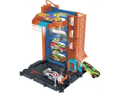 Hot Wheels City centrum města parkovací dům
