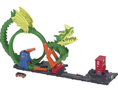 Hot Wheels City dračie útok na hasičáreň