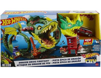 Hot Wheels City dračie útok na hasičáreň