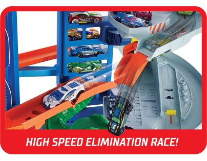 Hot Wheels city garáž s T-Rexom