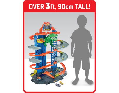 Hot Wheels city garáž s T-Rexom