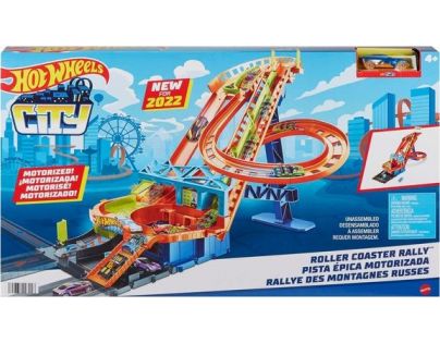 Hot Wheels City Motorizovaná horská dráha