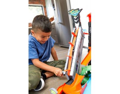 Hot Wheels city ultimátní automyčka s aligátorem