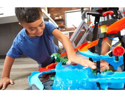 Hot Wheels city ultimátní automyčka s aligátorem