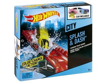 Hot Wheels Color Shifters akční set - Splash a Dash