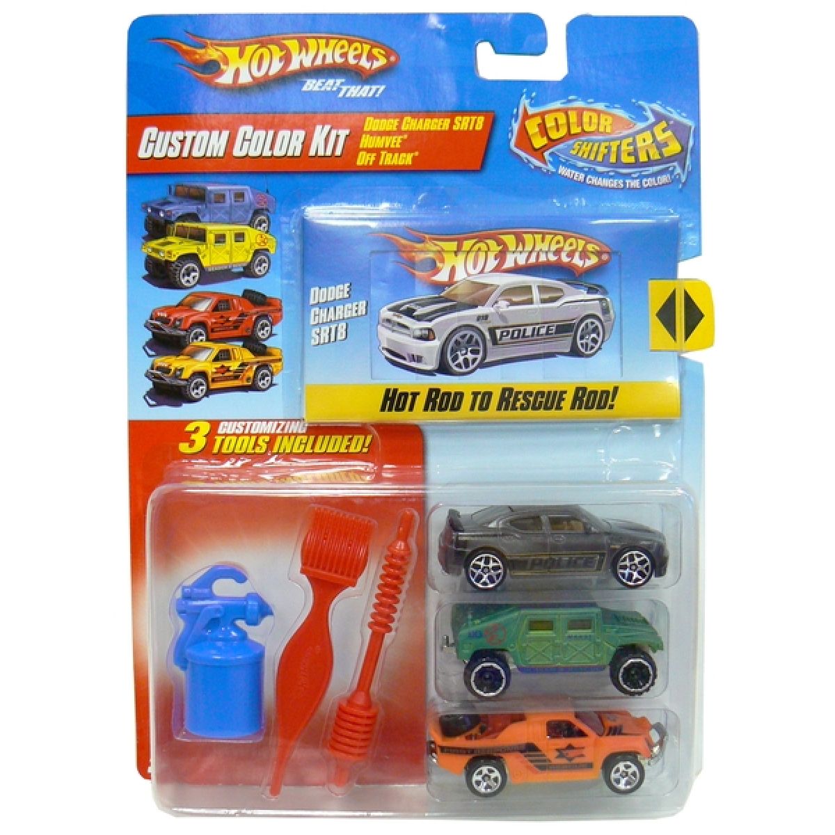 Hot Wheels R9602 Custom Color Kit - Hot rod to rescue rod