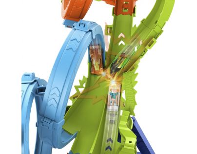 Hot Wheels Dráha so štyrmi slučkami