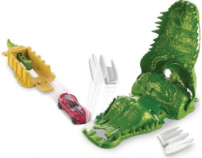 Hot Wheels dráha se zvířaty Krokodýl