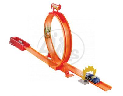 Hot Wheels Dráha závodní překážky - Rozjeď to do smyčky