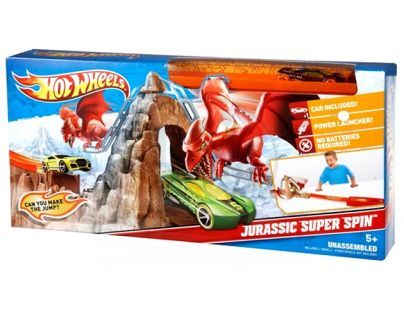Hot Wheels Hrací sady speciálních efektů - Jurassic Super Spin