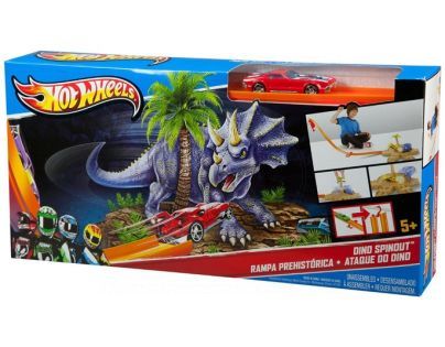 Hot Wheels Hrací sady speciálních efektů - Jurassic Super Spin