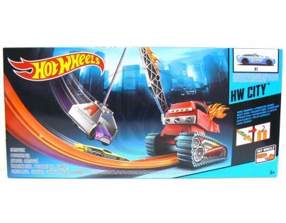 Hot Wheels Hrací sady speciálních efektů - Ničivý jeřáb